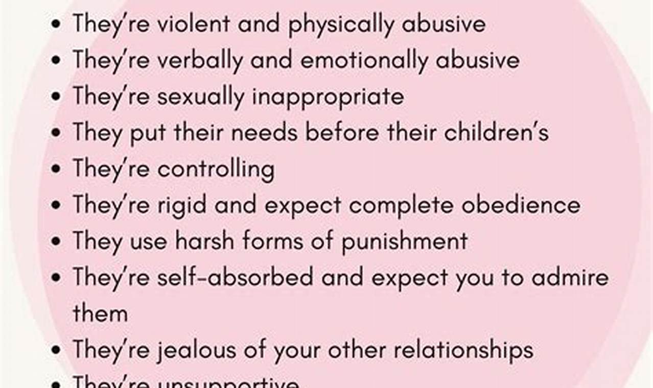 Signs Of A Toxic Co Parent