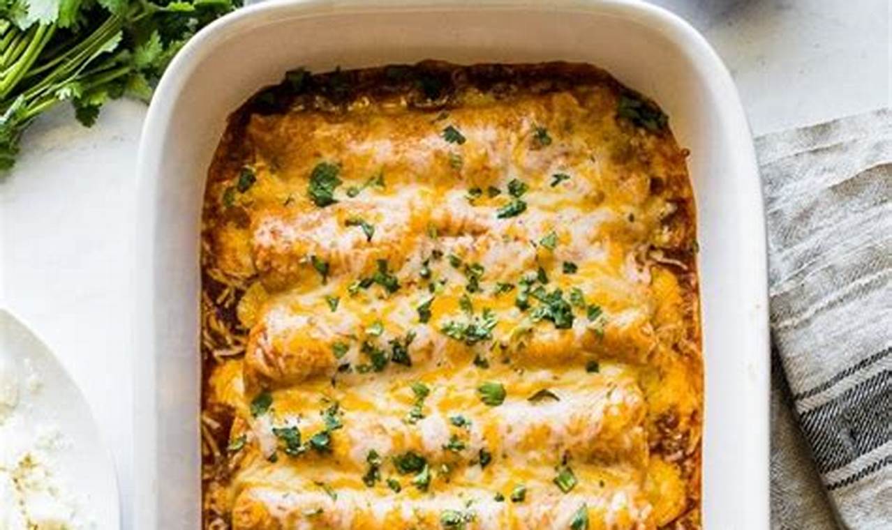 Savor the Simplicity: Easy Chicken Enchiladas for a Flavorful Feast