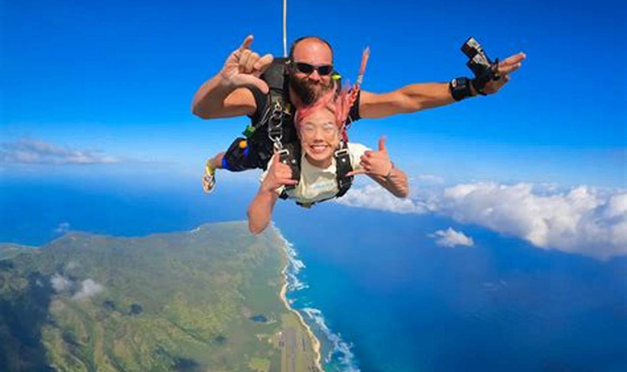 Unleash Your Thrill: Skydive Oahu - Where Adventure Meets Breathtaking Beauty