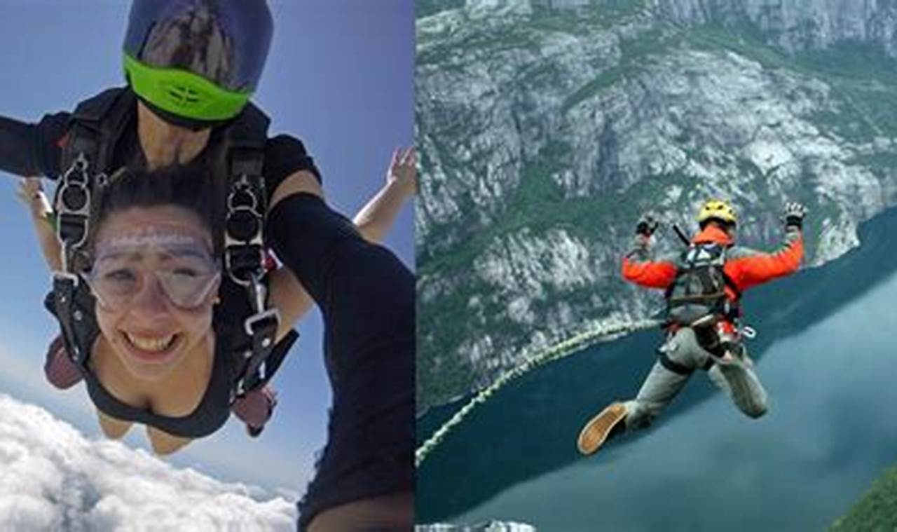 Skydiving vs Bungee Jumping: How to Choose the Right Adventure