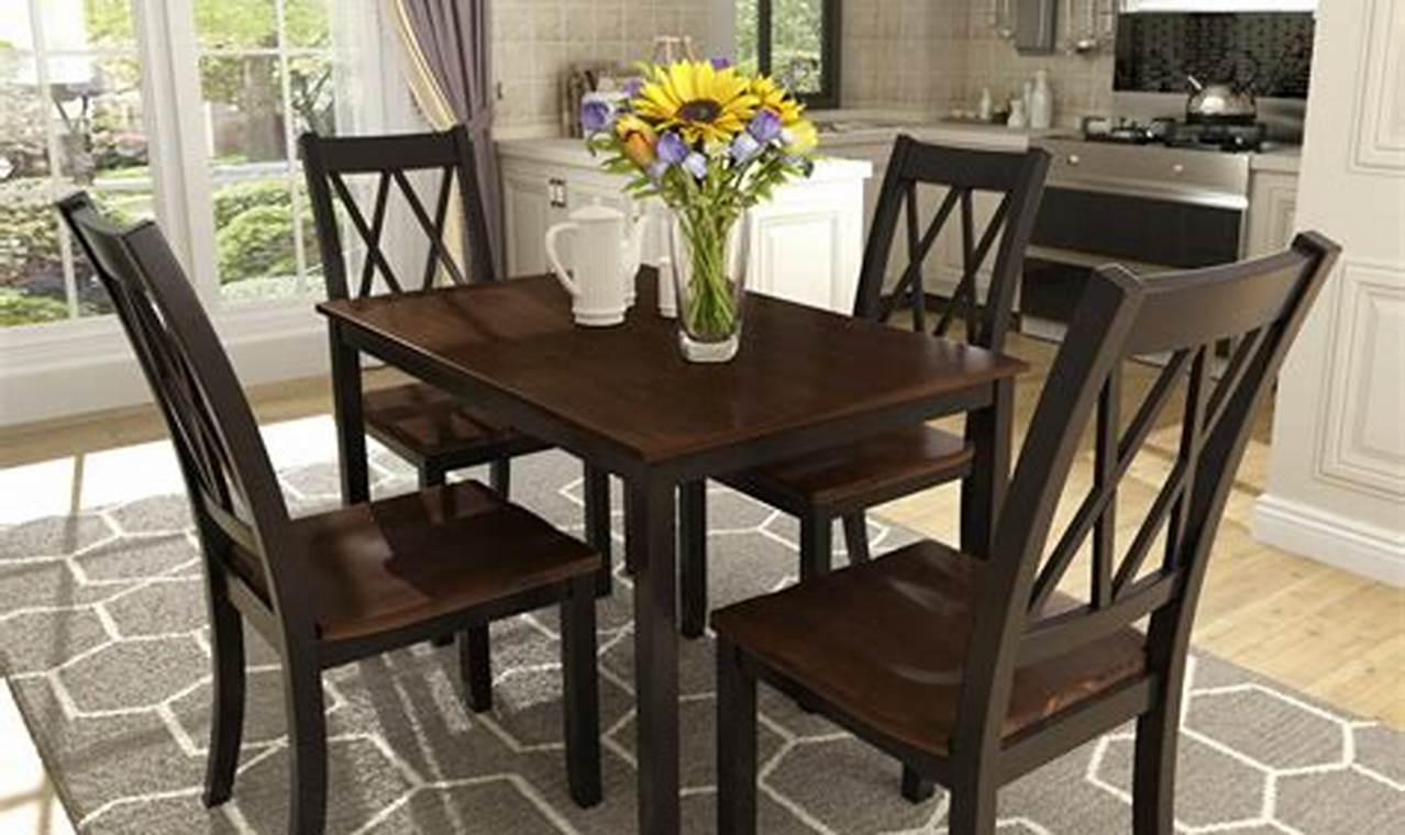 Compact Comfort: Selecting the Perfect Small Kitchen Table and Chairs