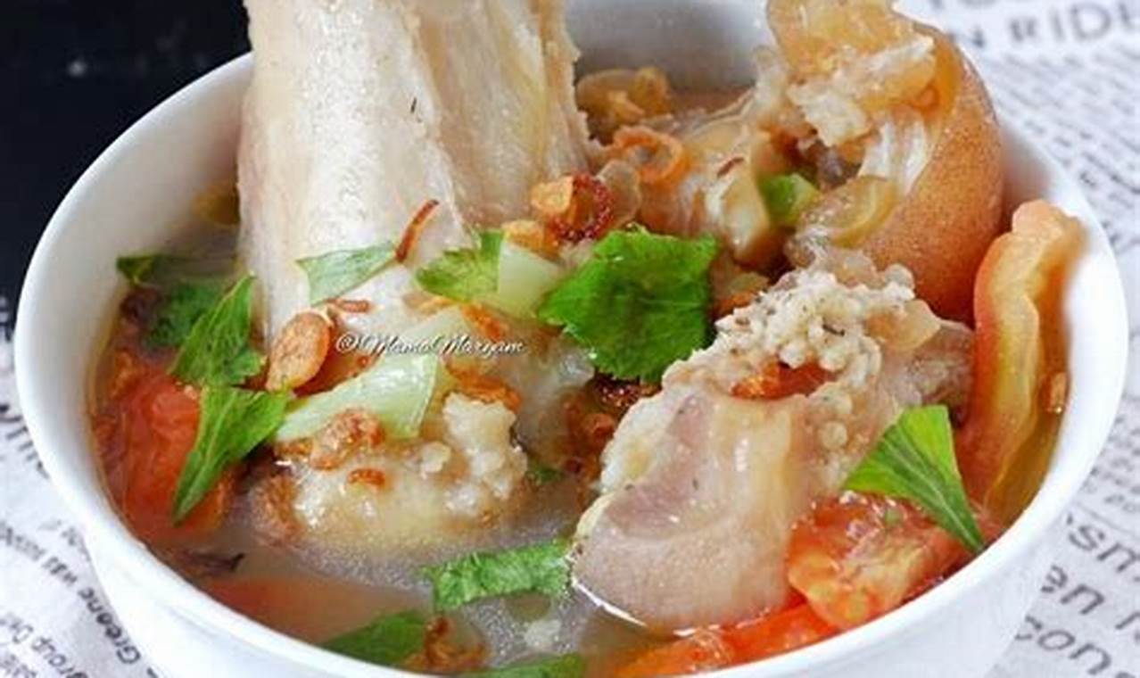 Resep Sop Kaki Sapi: Rahasia Kuliner yang Menakjubkan Terungkap!