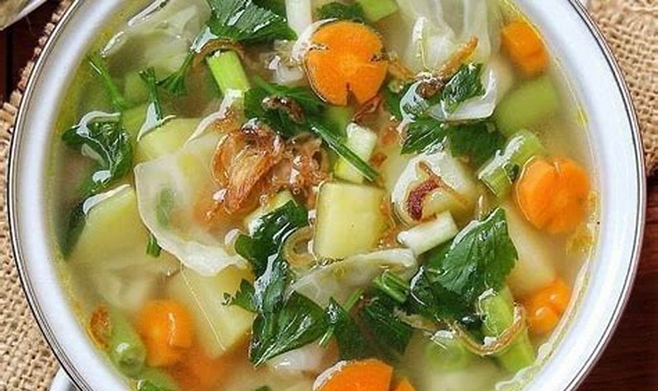 Resep Sup Sayur Rahasia, MPASI Sehat dan Bikin Bayi Gemar Makan Sayur!