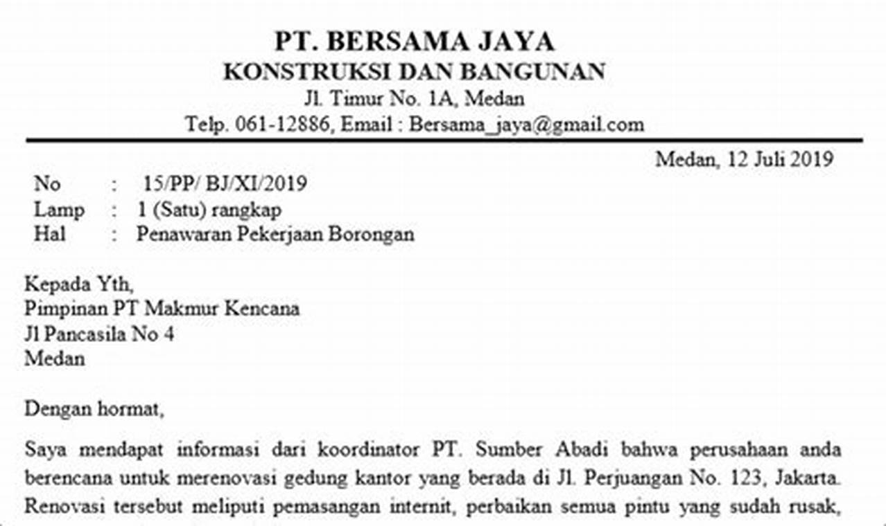 Panduan Lengkap: Surat Permintaan Penawaran (Sertakan Contoh)