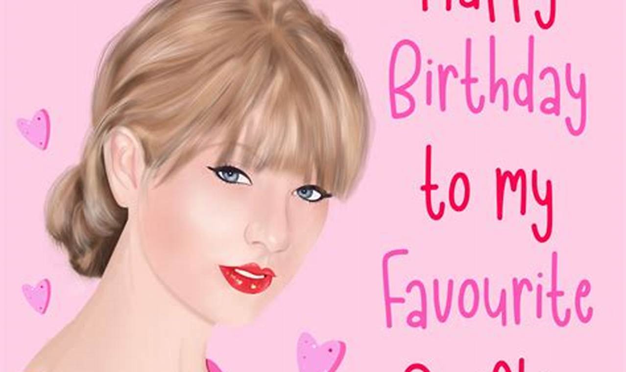 How to Create a Taylor Swift Birthday Card Free Printable for Students