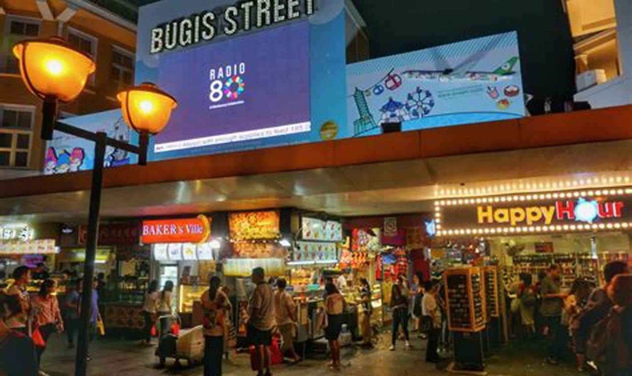 Temukan Surga Kuliner di Bugis Street Singapura