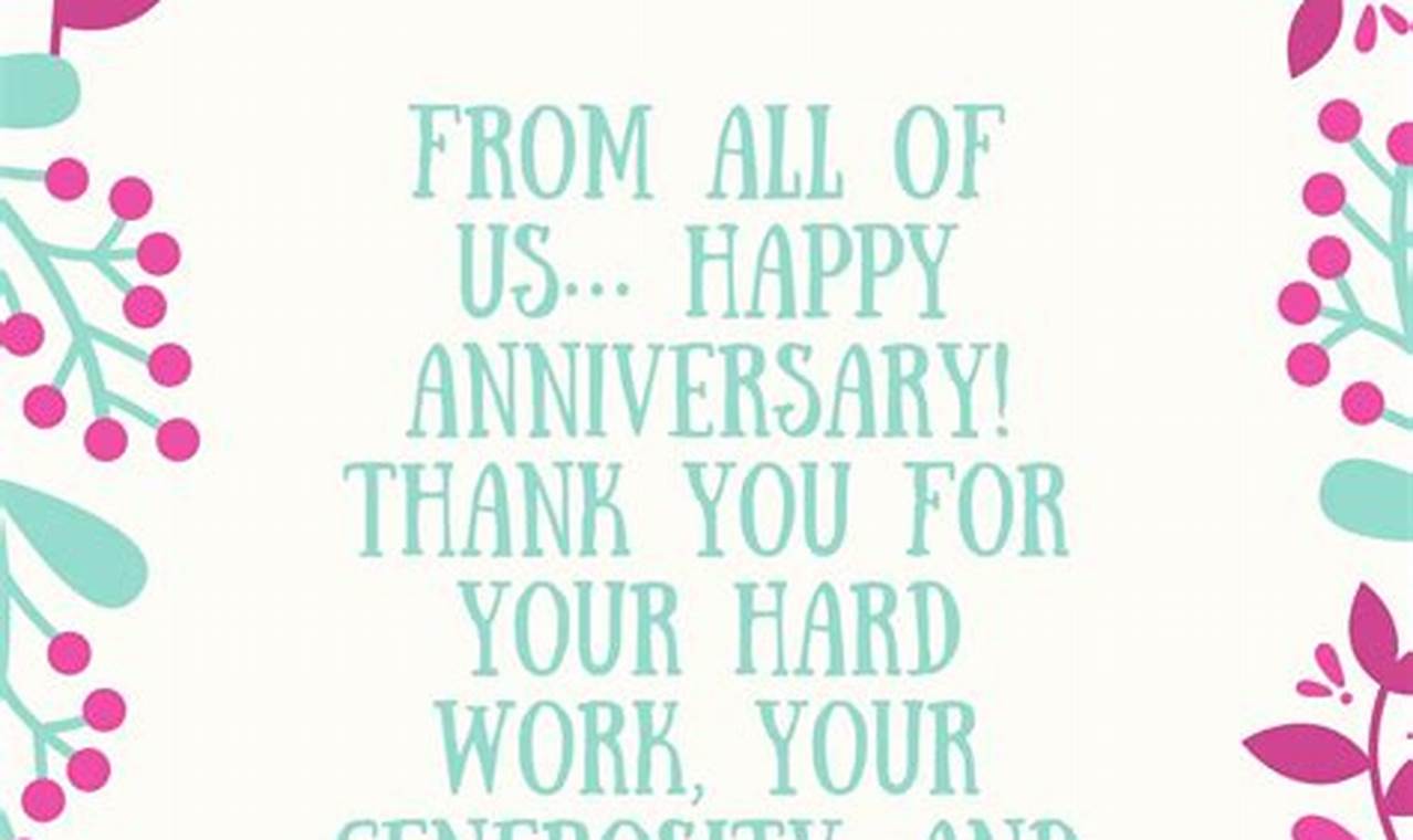 How to Express Gratitude for Work Anniversary Wishes: Tips for Meaningful Recognition