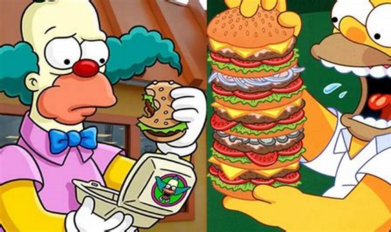 the simpsons burger prediction