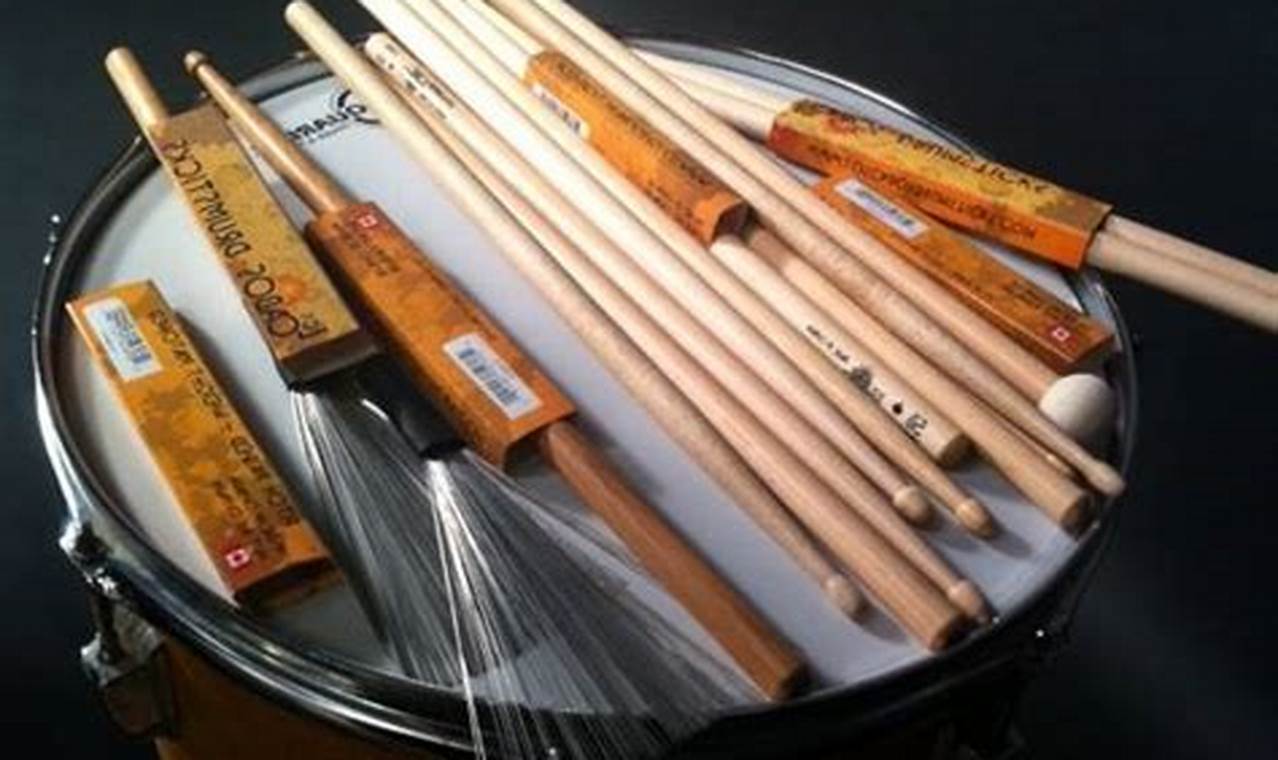 Rahasia Memilih Stick Drum Pilihan yang Mengungkap Kemampuan Tersembunyi