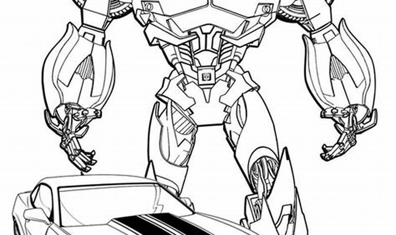 Transformers Coloring Paper