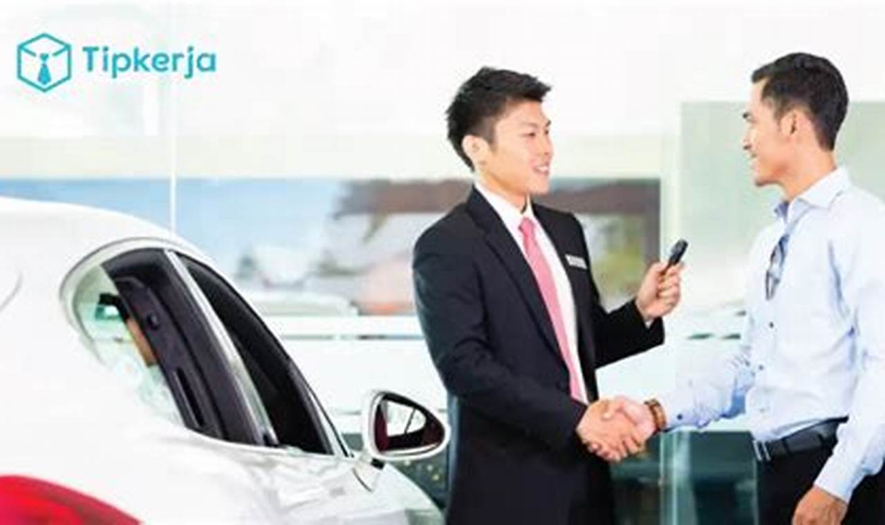 tugas sales consultant mobil