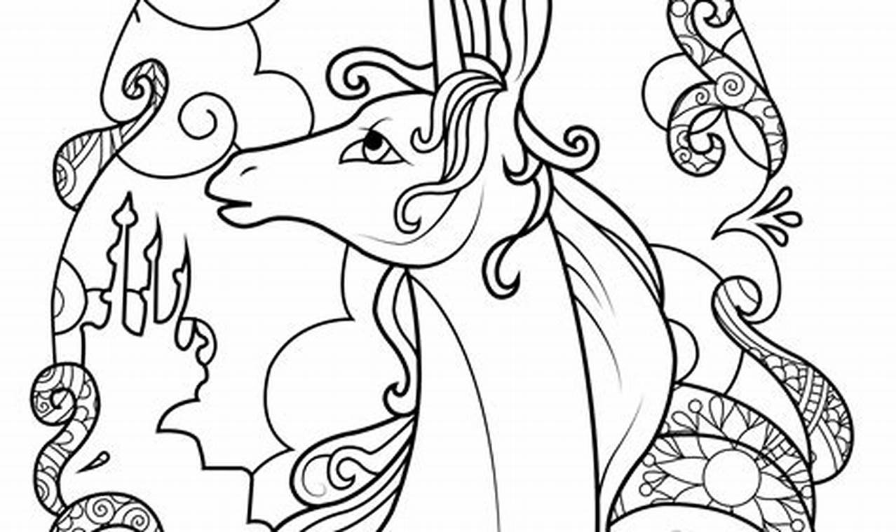 unicorn coloring pages to print