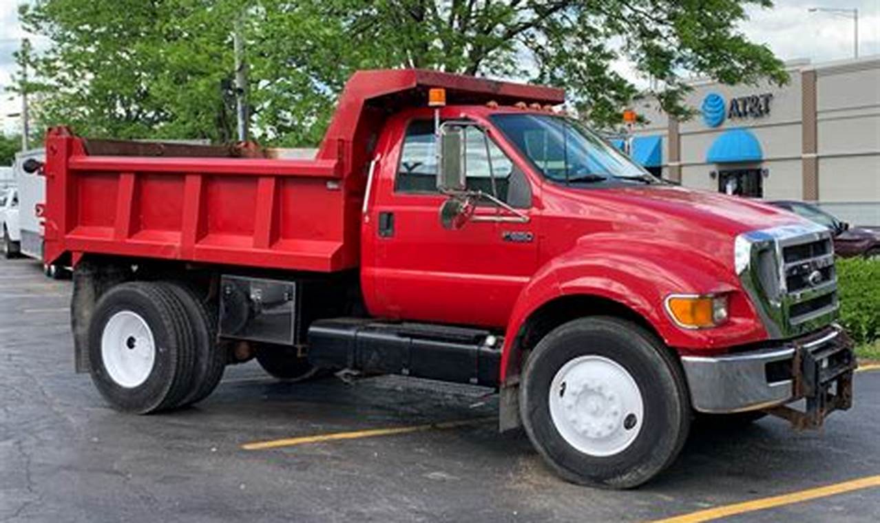 used ford f650 dump trucks for sale