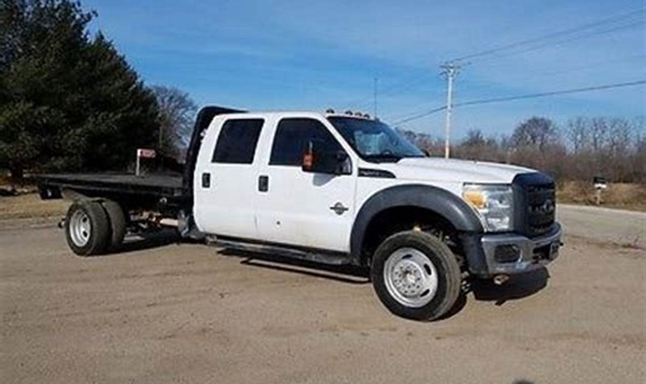 used ford flatbed trucks for sale