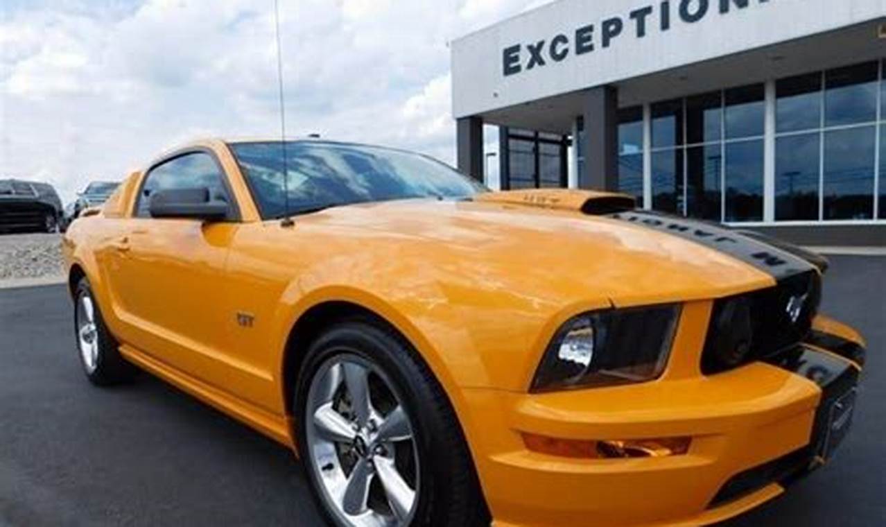 used ford mustang for sale in ohio
