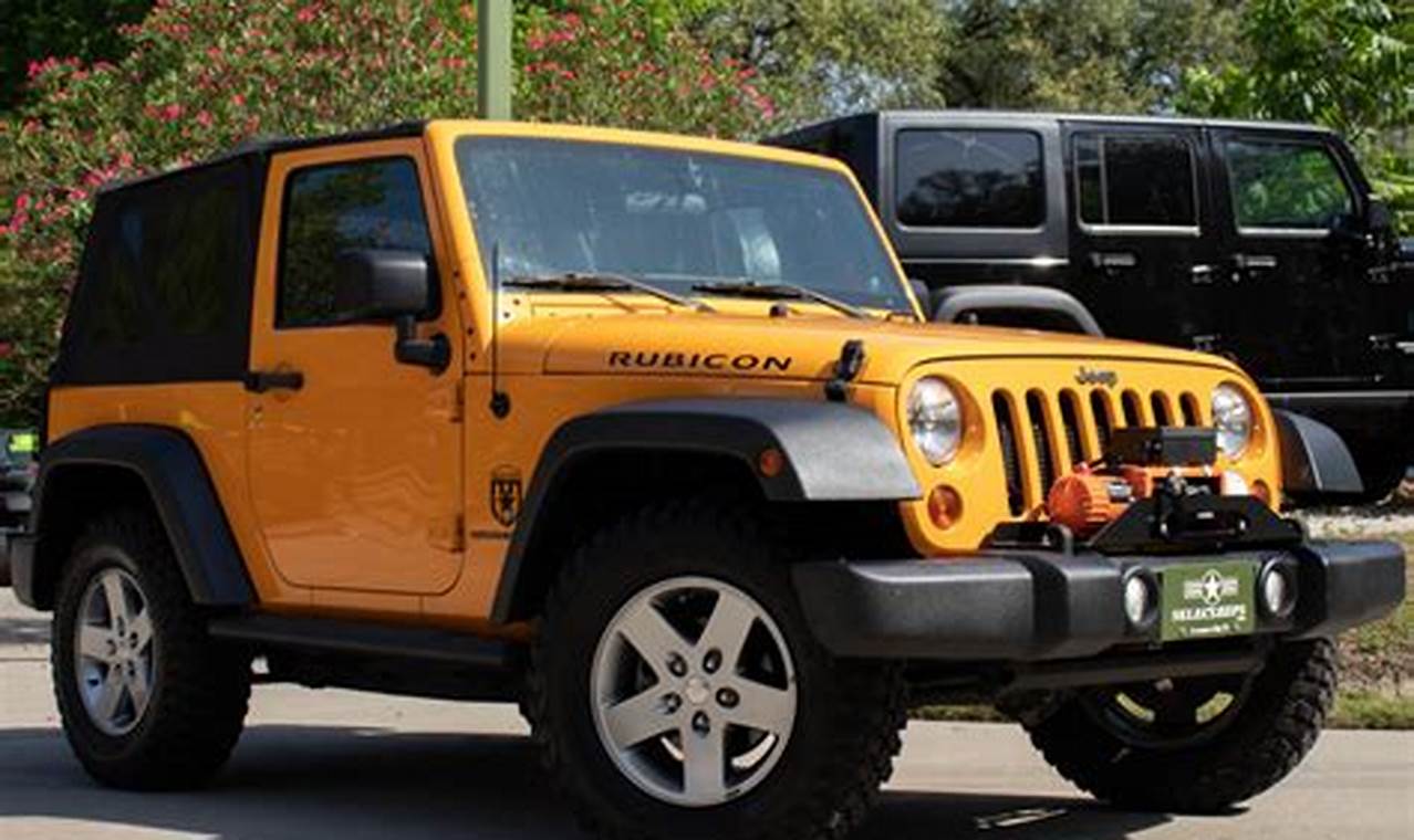 used jeep wrangler for sale in california