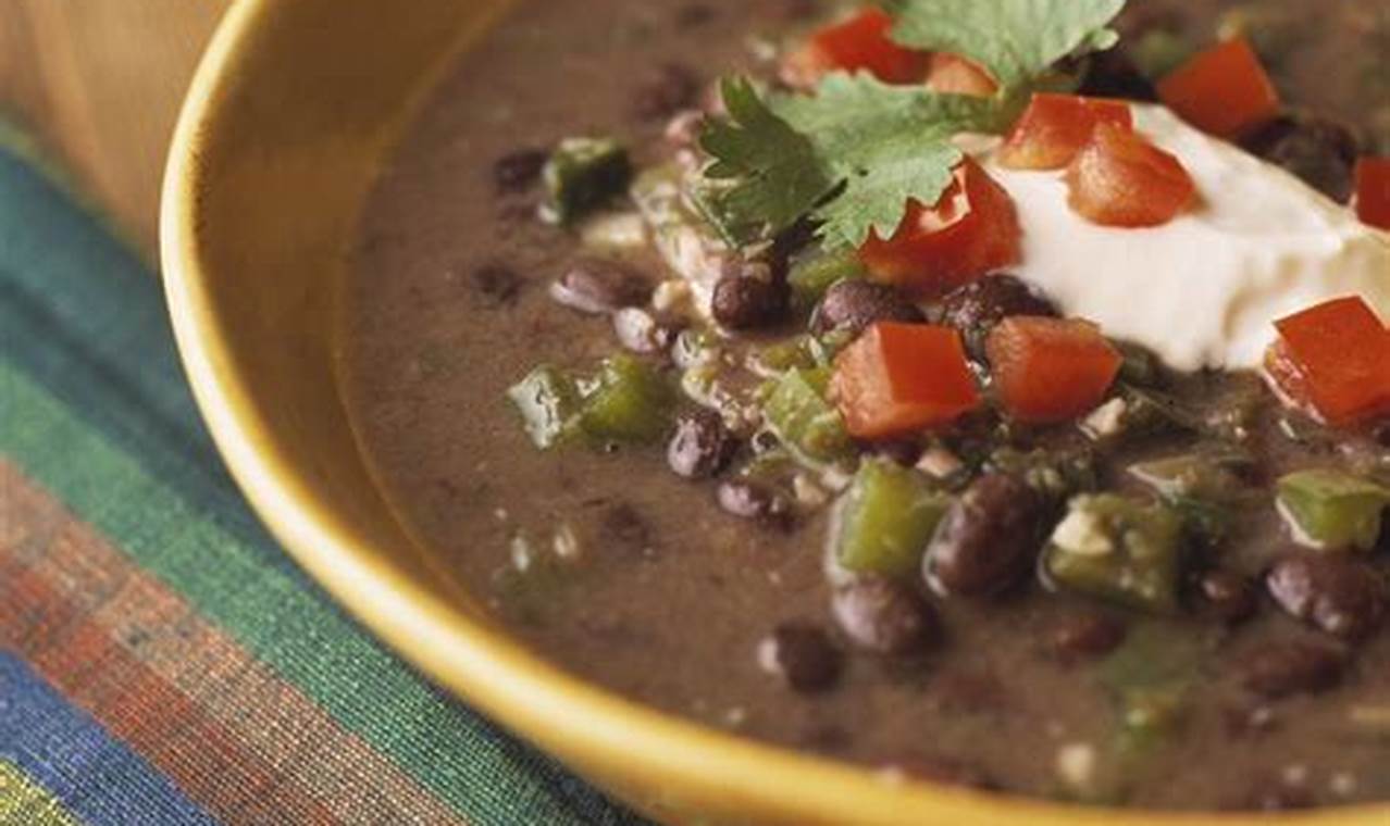 Unveil the Secrets: Vegan Black Bean Soup Reimagined