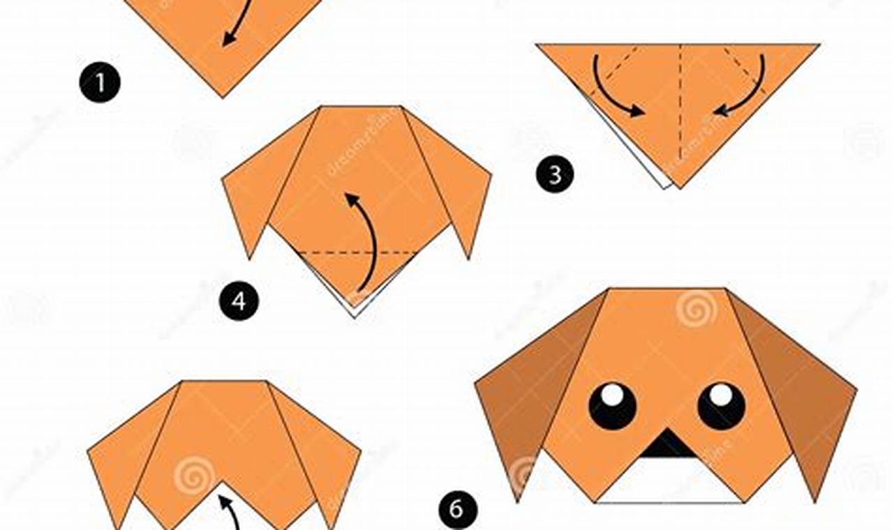 videos on how to make an origami dog