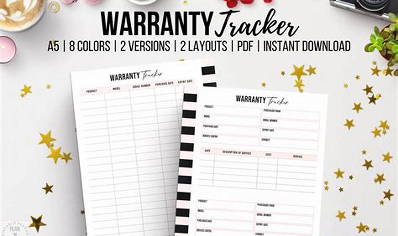 Warranty Tracker: Keep Track of Your Warranties Easily