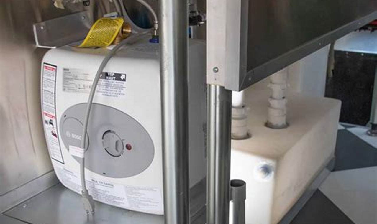water heater for food truck