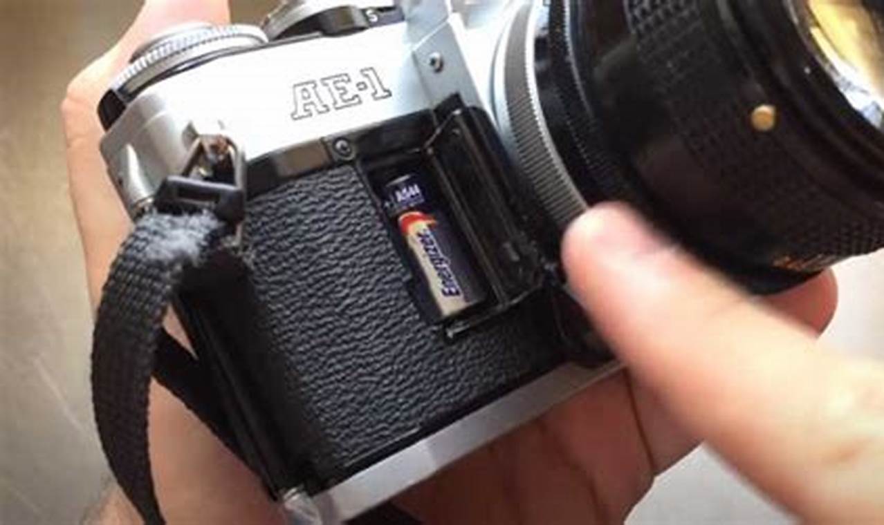 How to Find the Right Battery for Your Canon AE-1 Camera