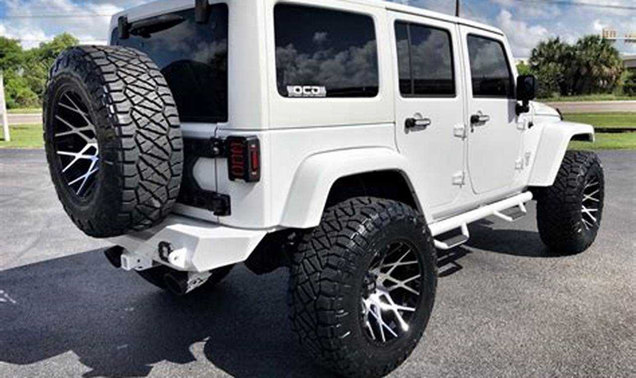 white jeep sahara hardtop for sale