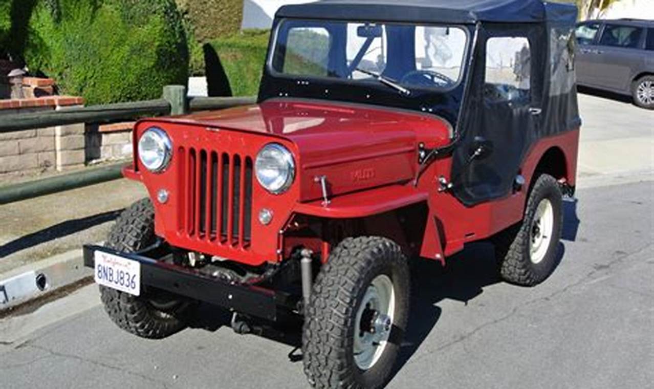 willys jeep cj3b for sale