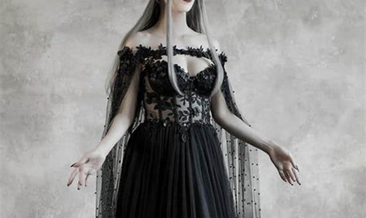 Unveil the Enchanting World of Witchy Wedding Dresses