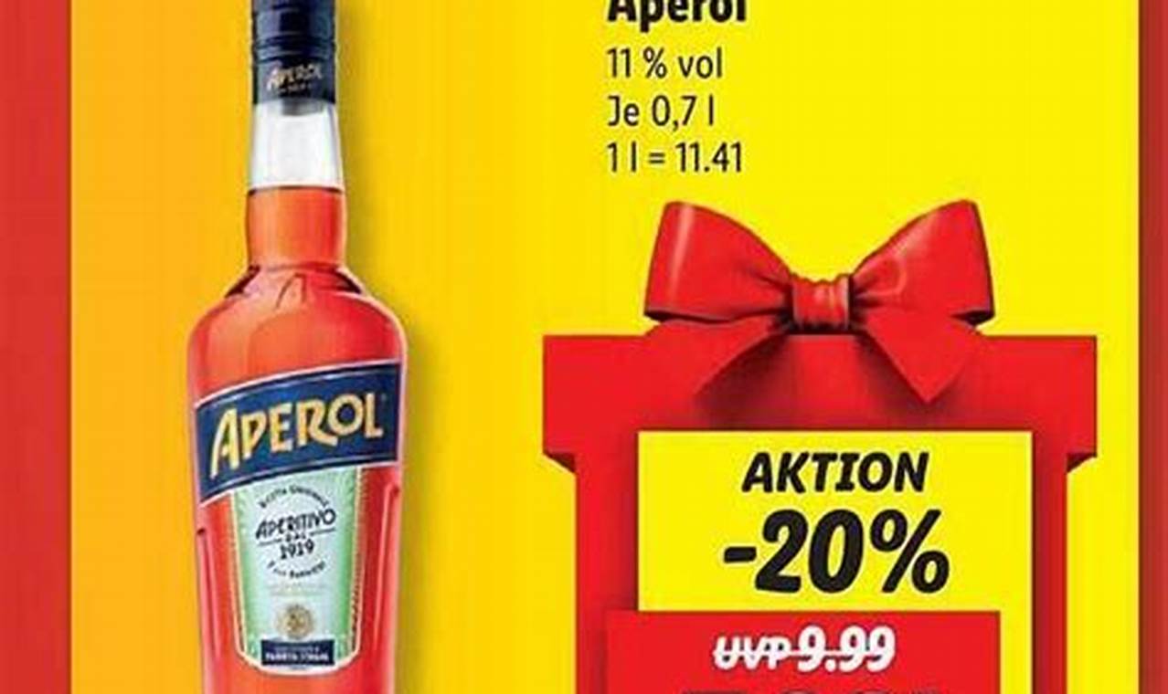 Aperol-Angebote: Entdecke Geheimtipps und spare bares Geld!