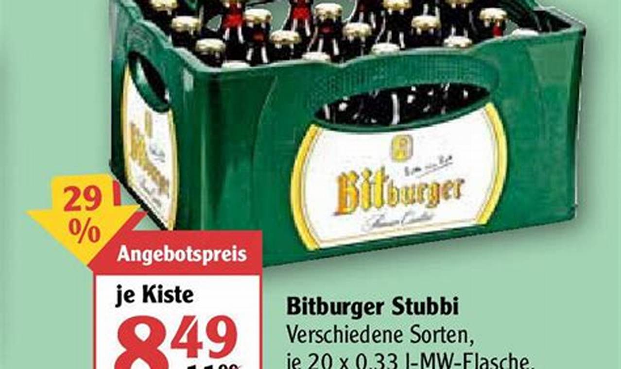 Die ultimative Entdeckung: Wo Bitburger Stubbi im Angebot ist
