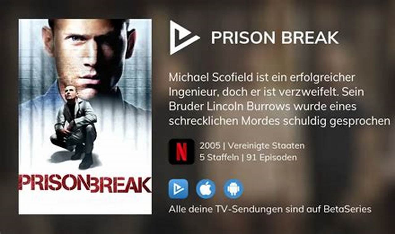 Prison Break: Die ultimative Anleitung zur Suche nach Streaming-Möglichkeiten