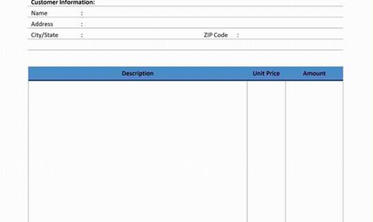 Word Invoice Form: A Simple Guide to Creating Professional Invoices