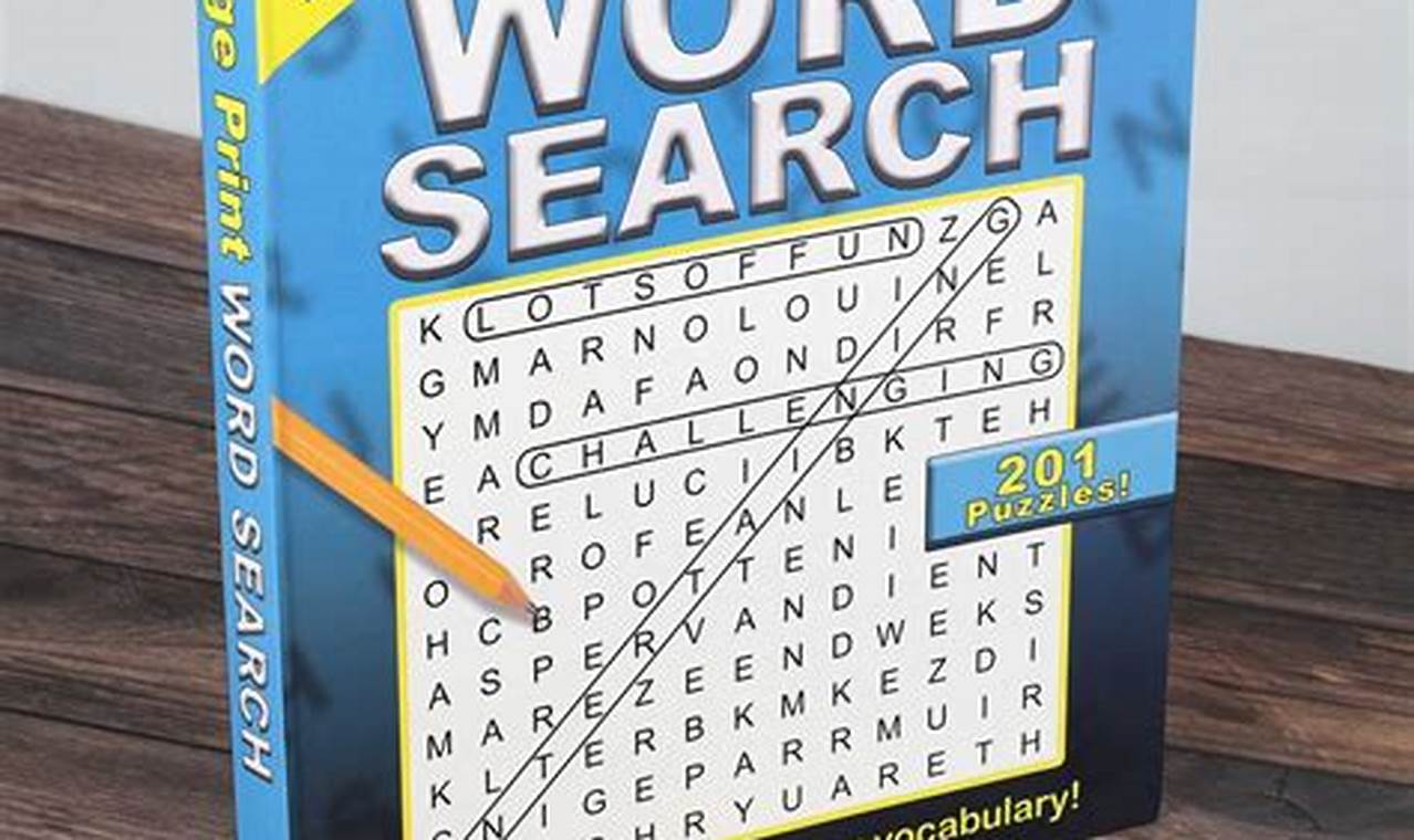 Word Search Books: A Fun Way to Sharpen Your Mind and Improve Your Vocabulary