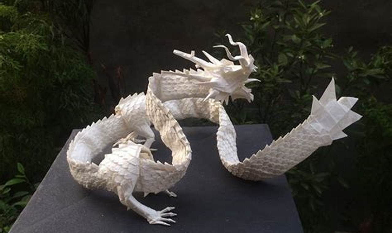 world's best origami dragon