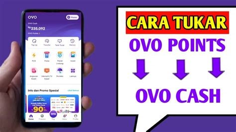 Langkah-langkah Mengubah OVO Point ke OVO Cash