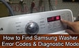 Samsung Washer SE Code