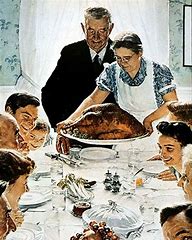 Image result for norman rockwell sunday dinner