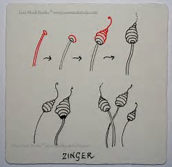 Image result for image of zinger zentangle pattern