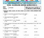 Soal Matematika Kelas 6