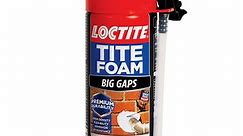 Loctite Tite Foam Insulating Foam Sealant Big Gaps, Pack of 1, White 12 oz Can