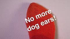 Preventing Dog Ears in Grafted Sock Toes // Technique Tuesday