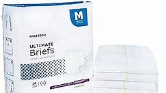 McKesson Ultimate Briefs, Incontinence, Adult Unisex, Maximum Absorbency, Medium, 16 Count, 6 Packs, 96 Total