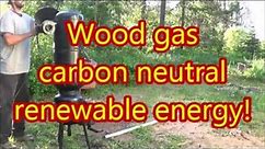 How to Build a Down Draft Wood Gasifier, with a fire up! Simple to follow and easy to build!