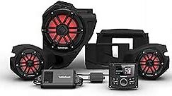 Rockford Fosgate RZR14-STG3 Audio Kit: PMX-2 Receiver, 800-Watt Amp, M1 Series Color Optix Multicolor LED Lighted Front Speaker & Subwoofer Kit for Select RZR Models (2014-2021)