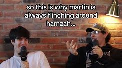 not hamzah trying to gaslight him too… #hamzahthefantastic #thatmartinkid #outofcharacterpodcast #slushynoobz @Hamzah @martin