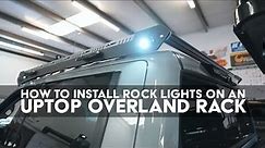 FULL Roof Rack Rock Light Install on a 2022 Toyota Tundra with an upTOP Overland Roof Rack