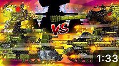 坦克动画：暴躁的is44大战kv44与将军
