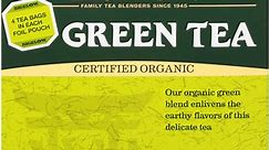 Organic Green Tea 40 Count