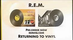 R.E.M.'s Reveal and Accelerate Vinyl Reissues