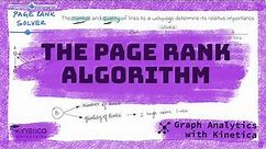 The Page rank algorithm